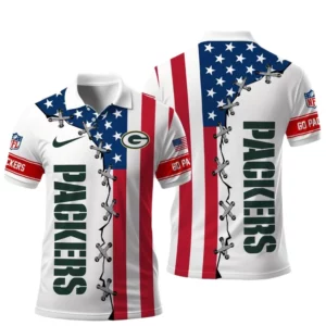 Green Bay Packers x Freedom American Polo Shirt 2026 Limited