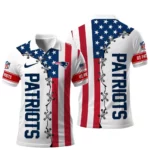 New England Patriots x Freedom American Polo Shirt 2026 Limited