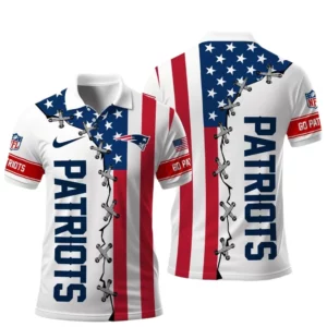 New England Patriots x Freedom American Polo Shirt 2026 Limited