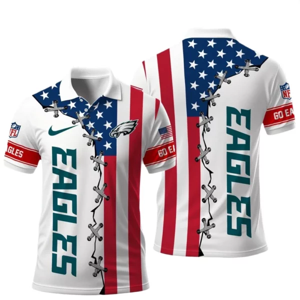 Philadelphia Eagles x Freedom American Polo Shirt 2026 Limited