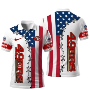 San Francisco 49ers x Freedom American Polo Shirt 2026 Limited