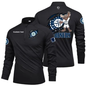 Seattle Mariners Quarter Zip Long Sleeve 2026 Limited Graffiti Style For Fans Personalize Name