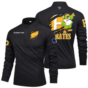 Pittsburgh Pirates Quarter Zip Long Sleeve 2026 Limited Graffiti Style For Fans Personalize Name