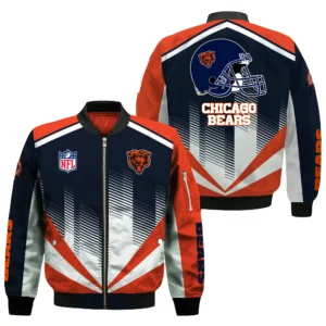 Chicago Bears Bomber Jacket All Over Prints Custom Name