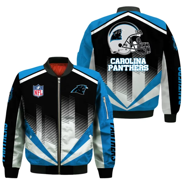 Carolina Panthers Bomber Jacket All Over Prints Custom Name