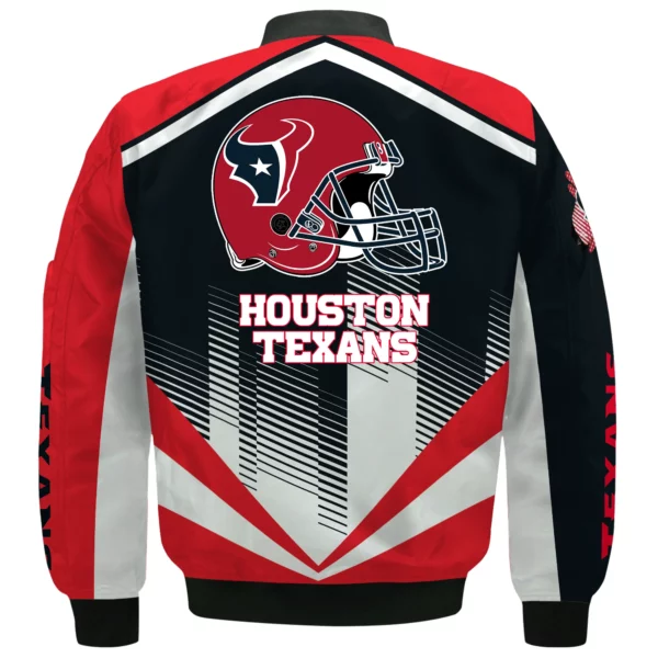 Houston Texans Bomber Jacket All Over Prints Custom Name