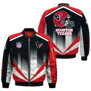 Houston Texans Bomber Jacket All Over Prints Custom Name