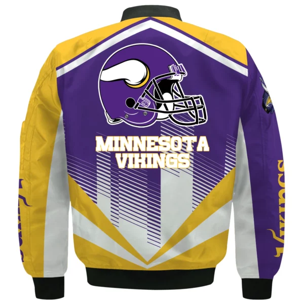Minnesota Vikings Bomber Jacket All Over Prints Custom Name