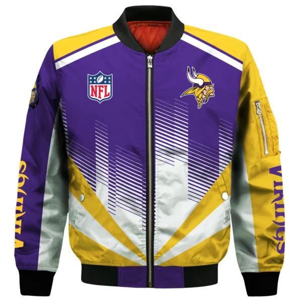 Minnesota Vikings Bomber Jacket All Over Prints Custom Name