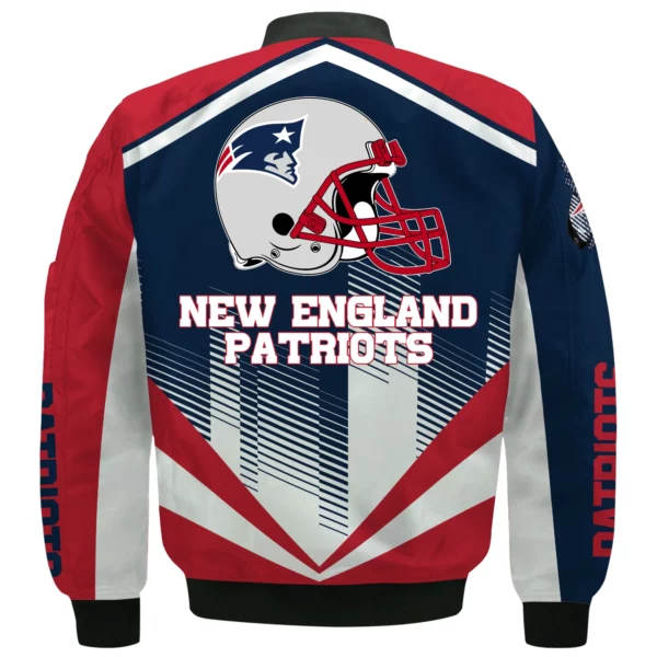 New England Patriots Bomber Jacket All Over Prints Custom Name