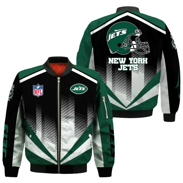 New York Jets Bomber Jacket All Over Prints Custom Name