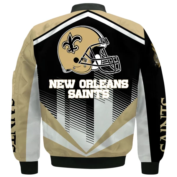New Orleans Saints Bomber Jacket All Over Prints Custom Name