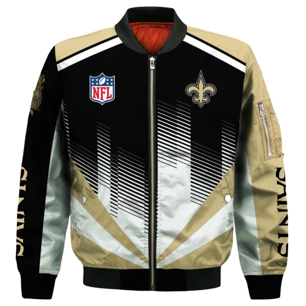 New Orleans Saints Bomber Jacket All Over Prints Custom Name