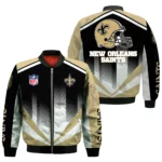 New Orleans Saints Bomber Jacket All Over Prints Custom Name