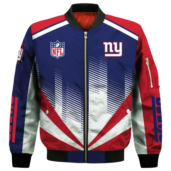 New York Giants Bomber Jacket All Over Prints Custom Name
