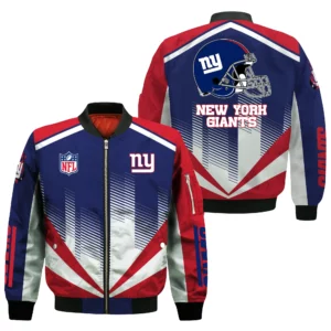 New York Giants Bomber Jacket All Over Prints Custom Name