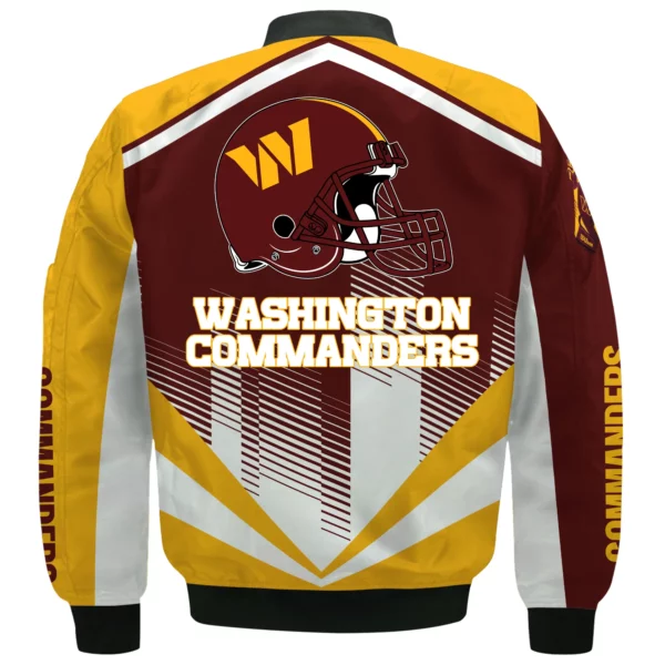 Washington Commanders Bomber Jacket All Over Prints Custom Name