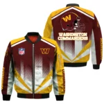 Washington Commanders Bomber Jacket All Over Prints Custom Name