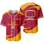 Arizona Cardinals Baseball Jersey Limited Edition Premium Short Sleeve Customize Name