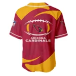 Arizona Cardinals Baseball Jersey Limited Edition Premium Short Sleeve Customize Name
