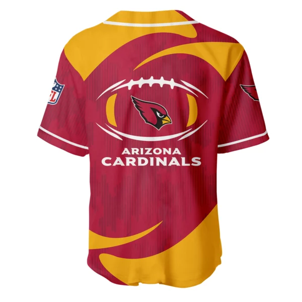 Arizona Cardinals Baseball Jersey Limited Edition Premium Short Sleeve Customize Name