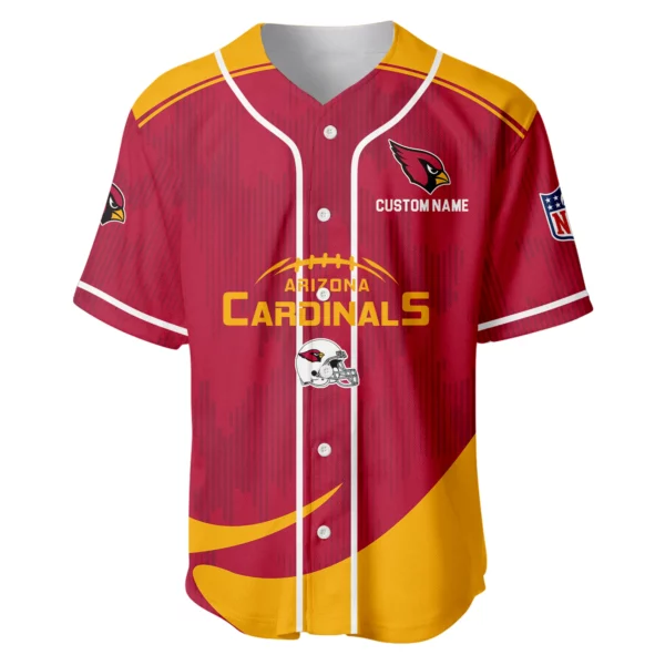 Arizona Cardinals Baseball Jersey Limited Edition Premium Short Sleeve Customize Name