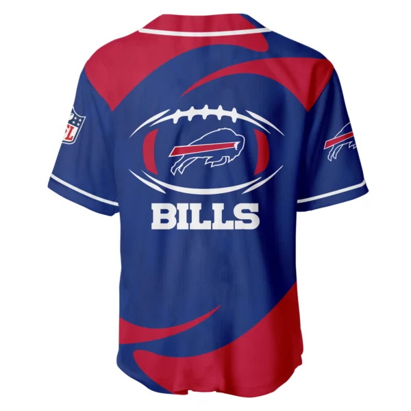 Buffalo Bills Baseball Jersey Limited Edition Premium Short Sleeve Customize Name