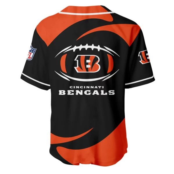 Cincinnati Bengals Baseball Jersey Limited Edition Premium Short Sleeve Customize Name