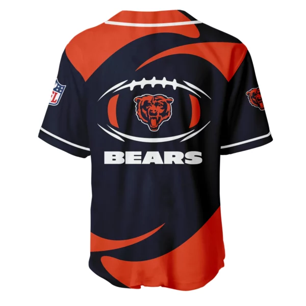 Chicago Bears Baseball Jersey Limited Edition Premium Short Sleeve Customize Name