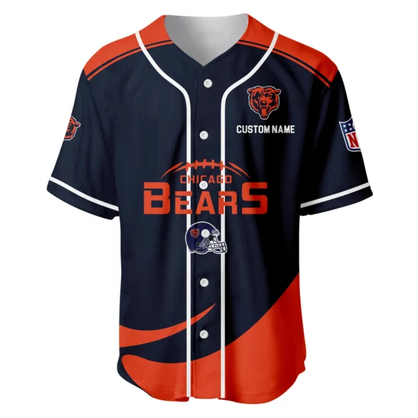 Chicago Bears Baseball Jersey Limited Edition Premium Short Sleeve Customize Name