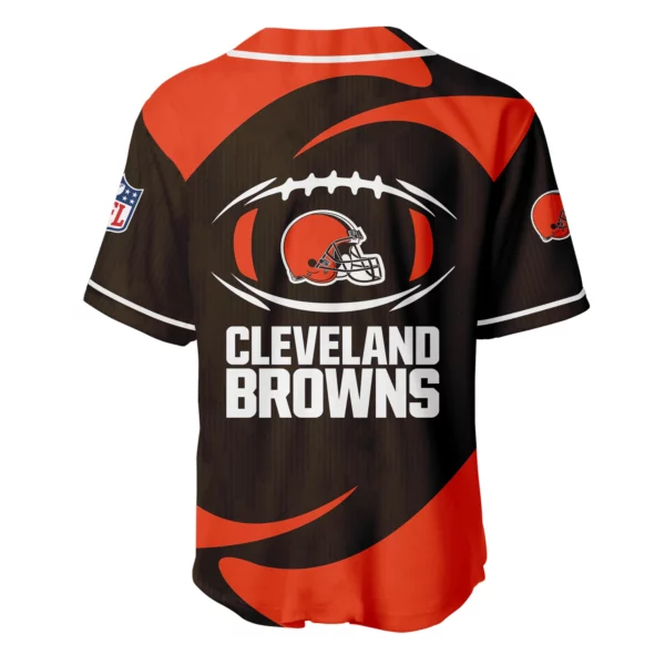 Cleveland Browns Baseball Jersey Limited Edition Premium Short Sleeve Customize Name