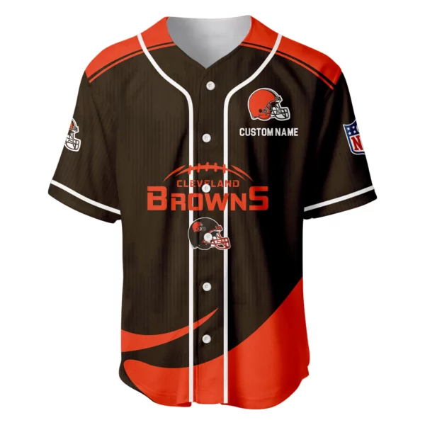 Cleveland Browns Baseball Jersey Limited Edition Premium Short Sleeve Customize Name
