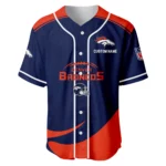 Denver Broncos Baseball Jersey Limited Edition Premium Short Sleeve Customize Name
