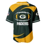Green Bay Packers Baseball Jersey Limited Edition Premium Short Sleeve Customize Name