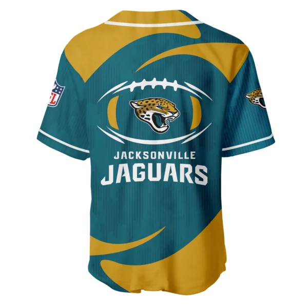 Jacksonville Jaguars Baseball Jersey Limited Edition Premium Short Sleeve Customize Name