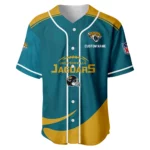 Jacksonville Jaguars Baseball Jersey Limited Edition Premium Short Sleeve Customize Name