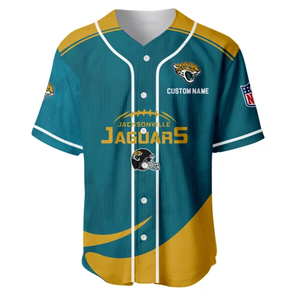 Jacksonville Jaguars Baseball Jersey Limited Edition Premium Short Sleeve Customize Name