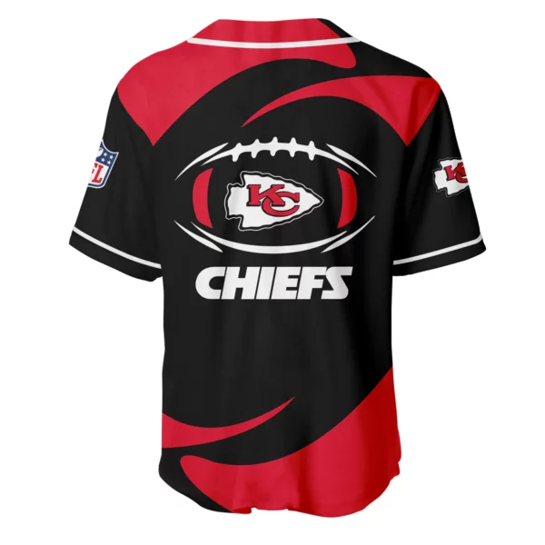 Kansas City Chiefs Baseball Jersey Limited Edition Premium Short Sleeve Customize Name