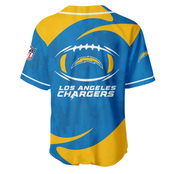 Los Angeles Chargers Baseball Jersey Limited Edition Premium Short Sleeve Customize Name