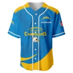 Los Angeles Chargers Baseball Jersey Limited Edition Premium Short Sleeve Customize Name