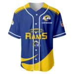 Los Angeles Rams Baseball Jersey Limited Edition Premium Short Sleeve Customize Name