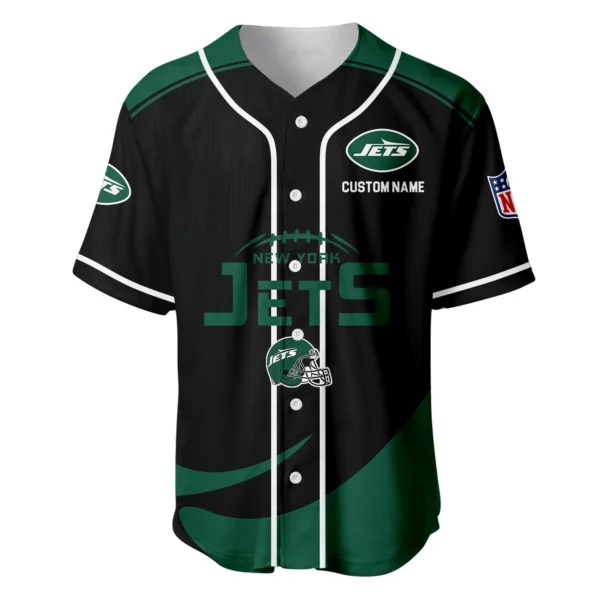 New York Jets Baseball Jersey Limited Edition Premium Short Sleeve Customize Name