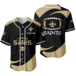 New Orleans Saints Baseball Jersey Limited Edition Premium Short Sleeve Customize Name