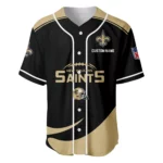 New Orleans Saints Baseball Jersey Limited Edition Premium Short Sleeve Customize Name