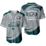 Philadelphia Eagles Baseball Jersey Limited Edition Premium Short Sleeve Customize Name