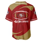 San Francisco 49ers Baseball Jersey Limited Edition Premium Short Sleeve Customize Name