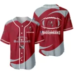 Tampa Bay Buccaneers Baseball Jersey Limited Edition Premium Short Sleeve Customize Name