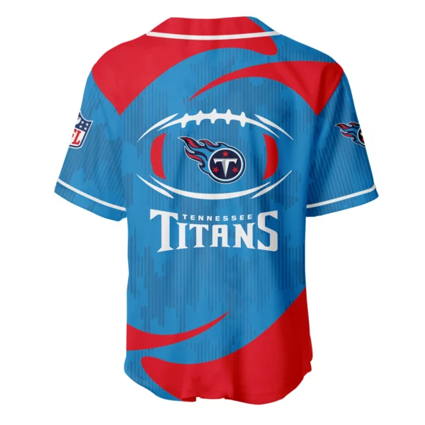 Tennessee Titans Baseball Jersey Limited Edition Premium Short Sleeve Customize Name