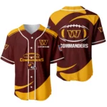 Washington Commanders Baseball Jersey Limited Edition Premium Short Sleeve Customize Name