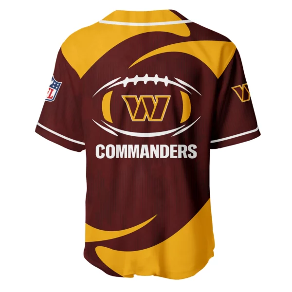 Washington Commanders Baseball Jersey Limited Edition Premium Short Sleeve Customize Name